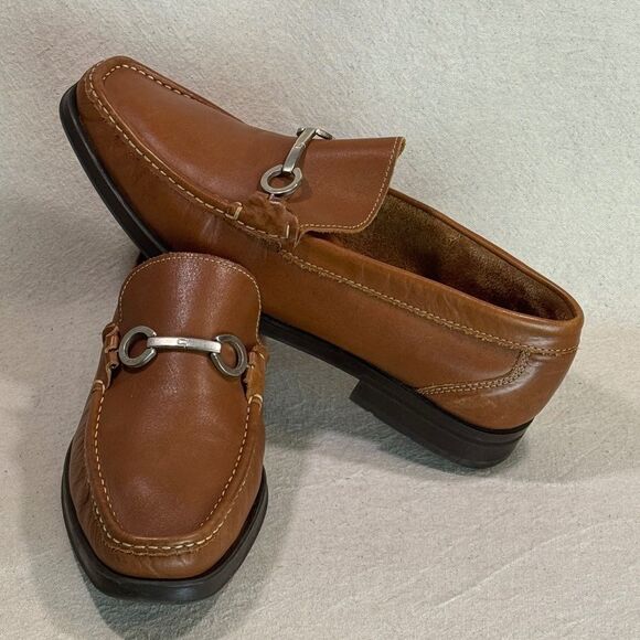 Sandrino Cordoba Bit Loafers Mens Size 11D - Picture 8 of 16